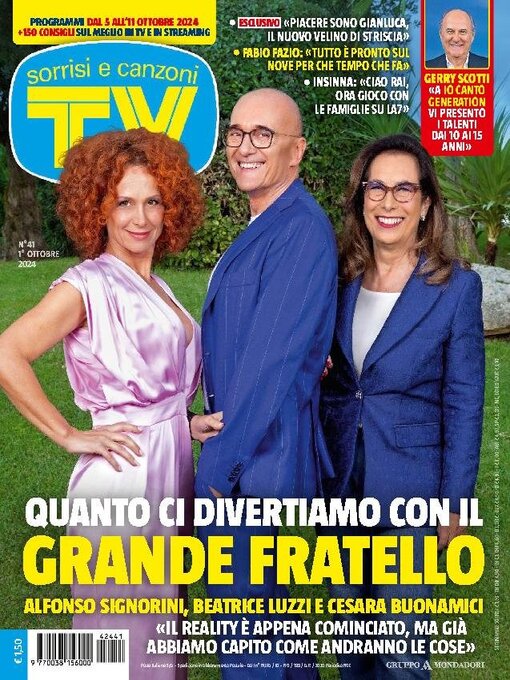 Title details for TV Sorrisi e Canzoni by Mondadori Media S.p.A., S.L.L. - Available